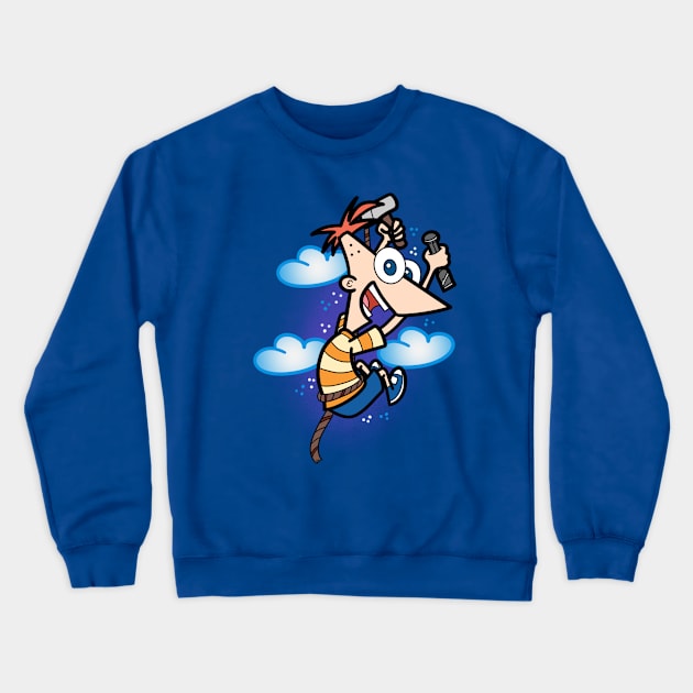 Phineas Crewneck Sweatshirt by Jahaziel Sandoval